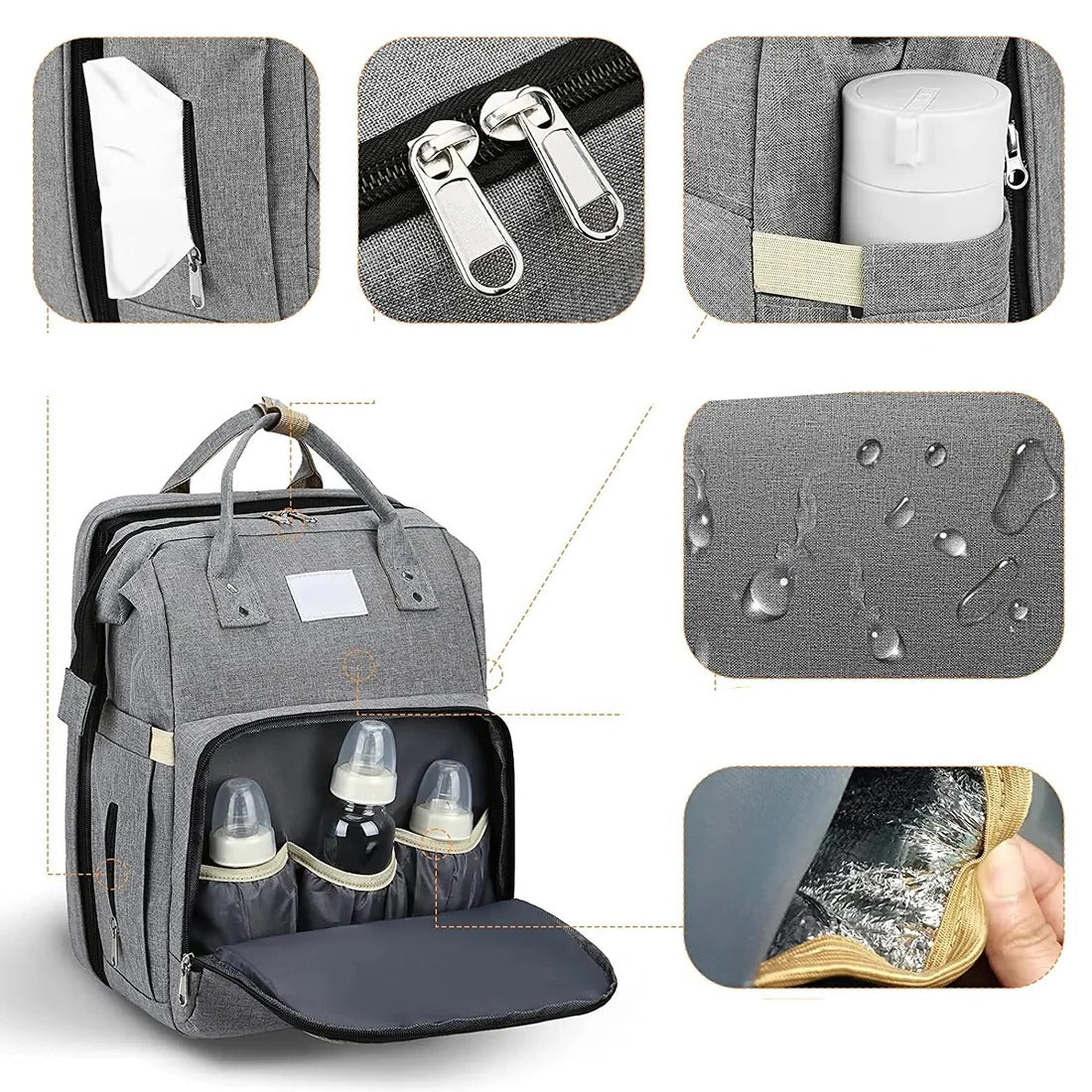 All-in-One Baby Essentials Backpack for Parents