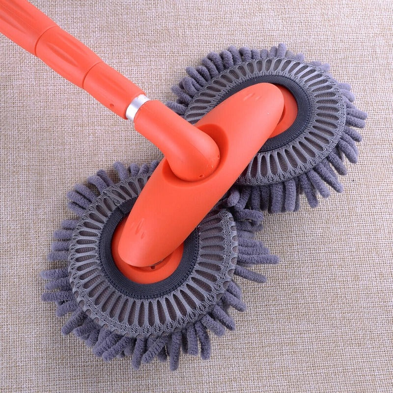 Rotating-Head Car Wash Brush for Effortless Cleaning