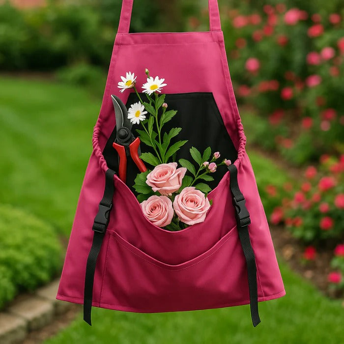 Heavy-Duty Harvesting Apron with Quick-Release Drop Pouch