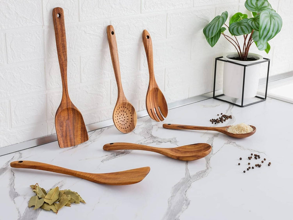 6-Piece Wooden Utensil Set