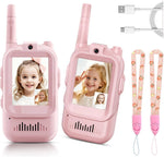 2-Pack Kids Walkie Talkies with Video, Voice & Chat