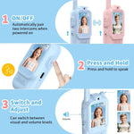 2-Pack Kids Walkie Talkies with Video, Voice & Chat
