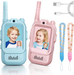 2-Pack Kids Walkie Talkies with Video, Voice & Chat