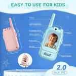 2-Pack Kids Walkie Talkies with Video, Voice & Chat