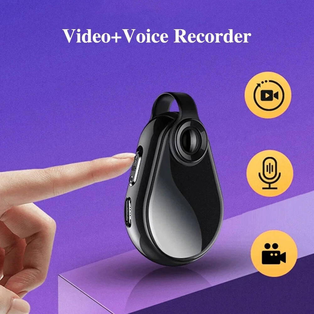 Discreet Necklace Camera with Audio & Video Recording