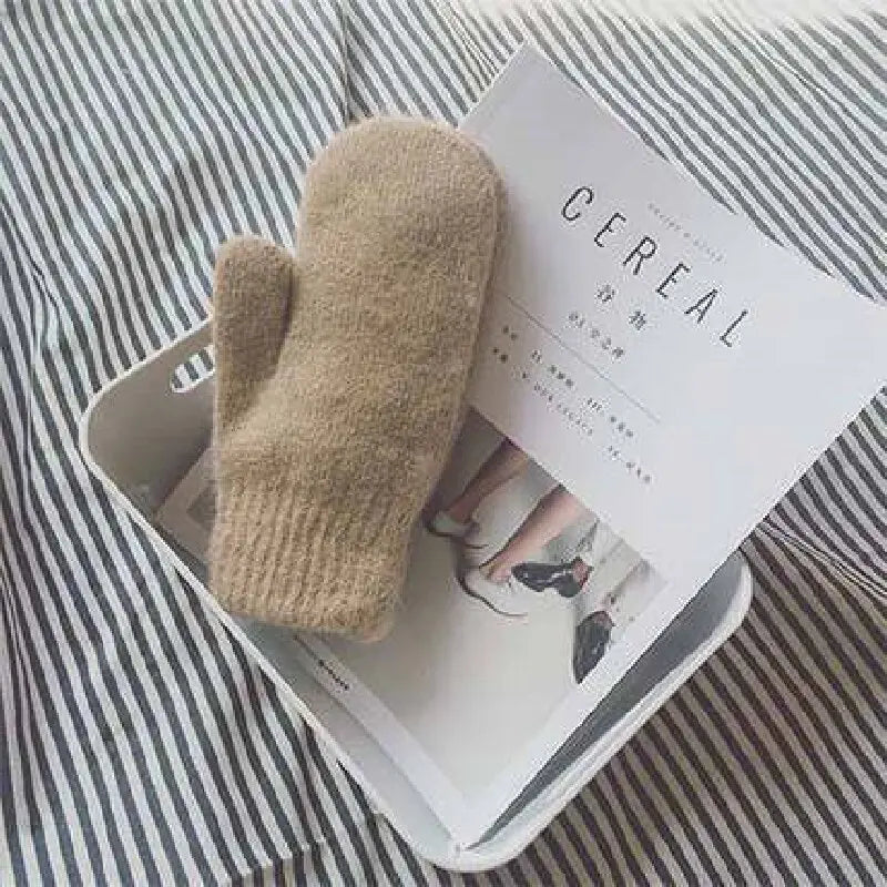 Women's Cashmere Knit Mittens
