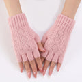 Cozy Soft-Knit Fingerless Gloves for Winter
