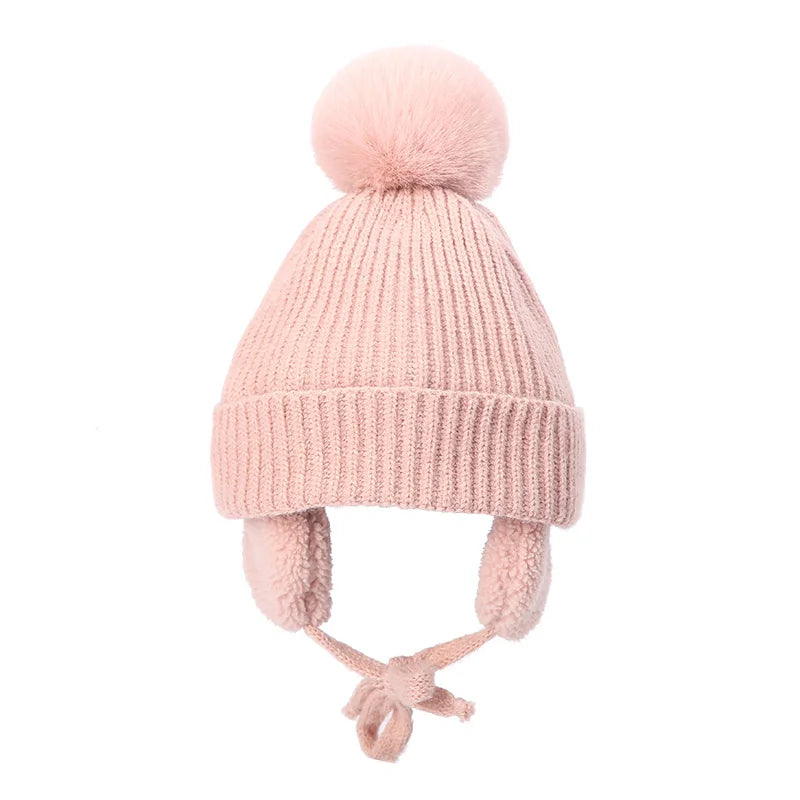 Cozy Kids' Knit Beanie with Earflaps