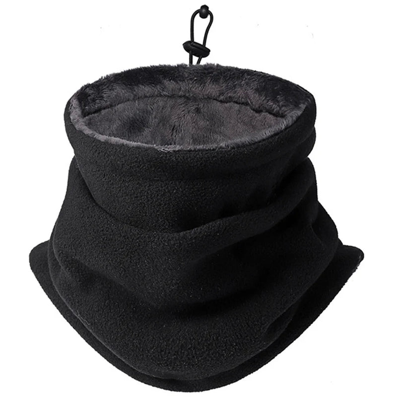All-in-One Fleece Balaclava with Built-In Face Mask and Neck Warmer