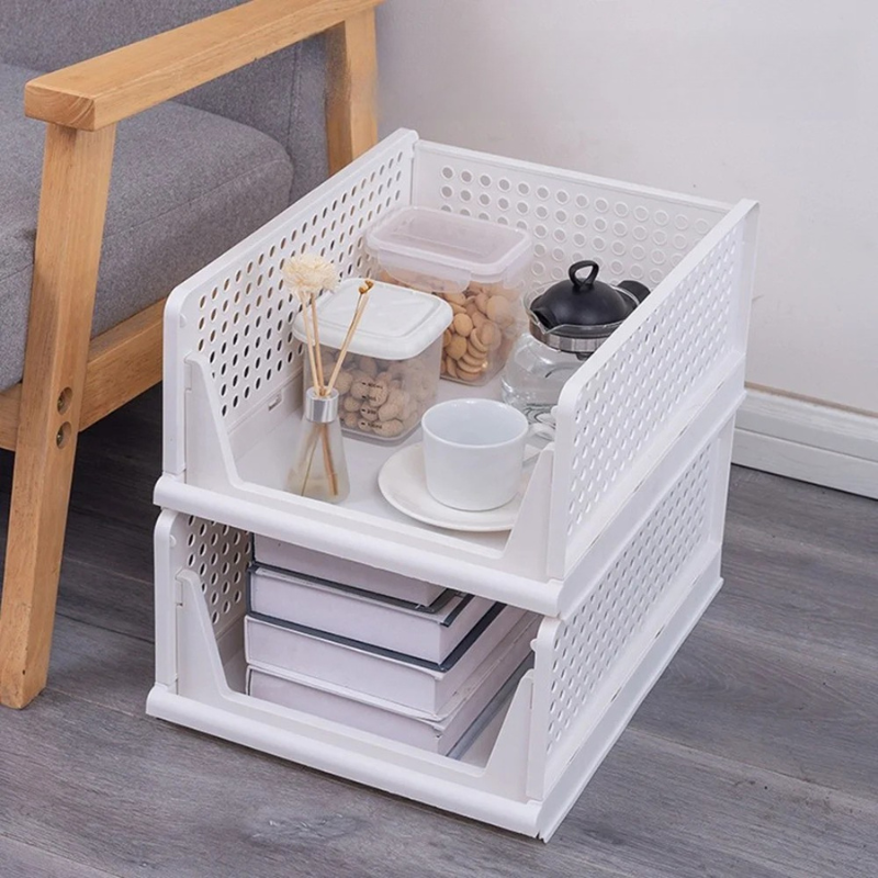Stackable Plastic Closet Drawer Organizer
