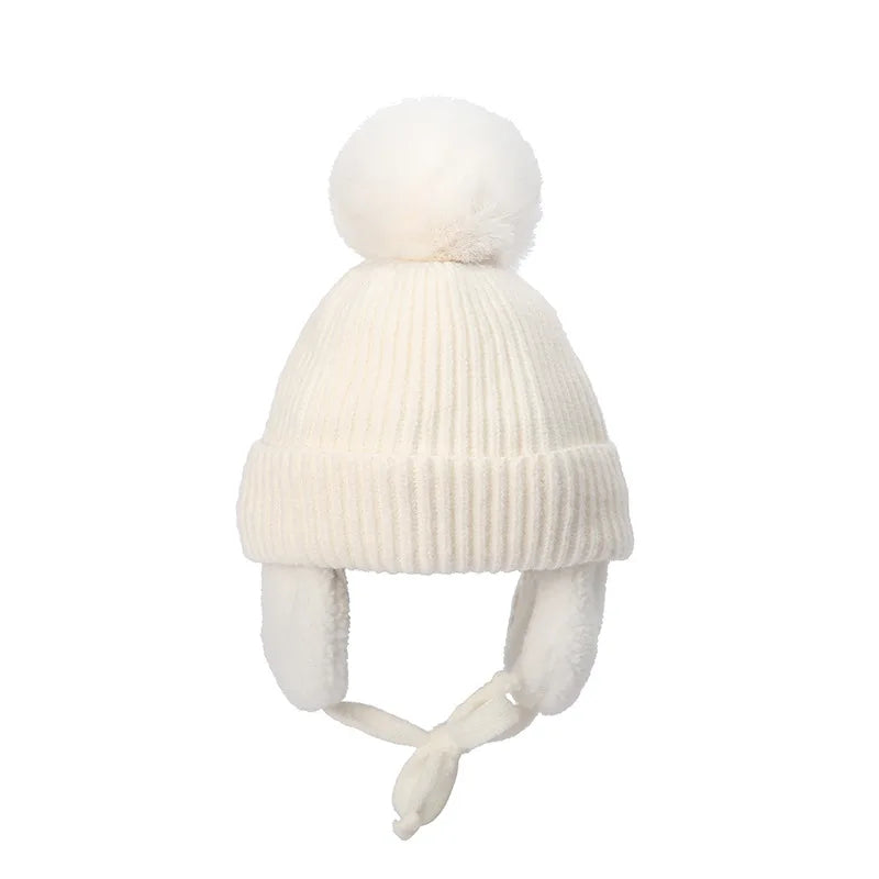 Cozy Kids' Knit Beanie with Earflaps