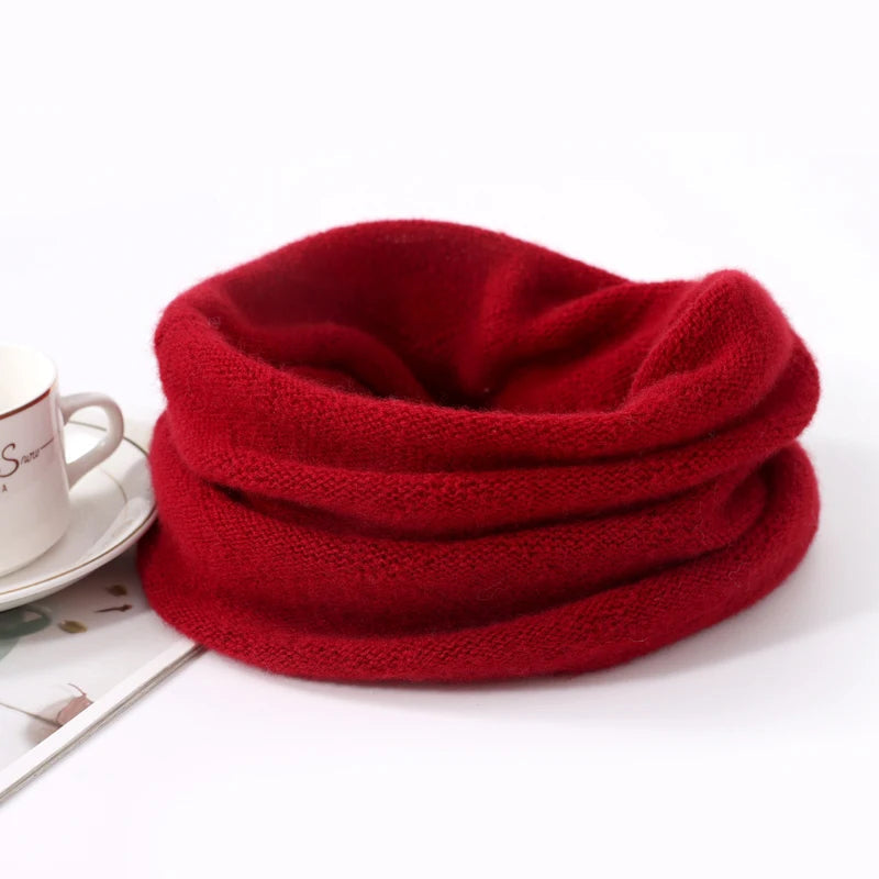 Merino Wool Face Mask & Winter Scarf Set
