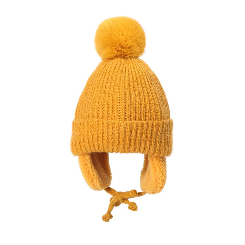 Cozy Kids' Knit Beanie with Earflaps